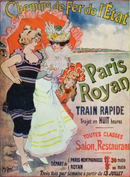 Advertisement for the Paris-Royan railway line